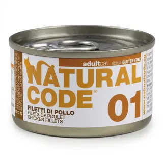 Korzystny pakiet Natural Code Cooking Water Can, 12 x 85 g - Filet z kurczaka