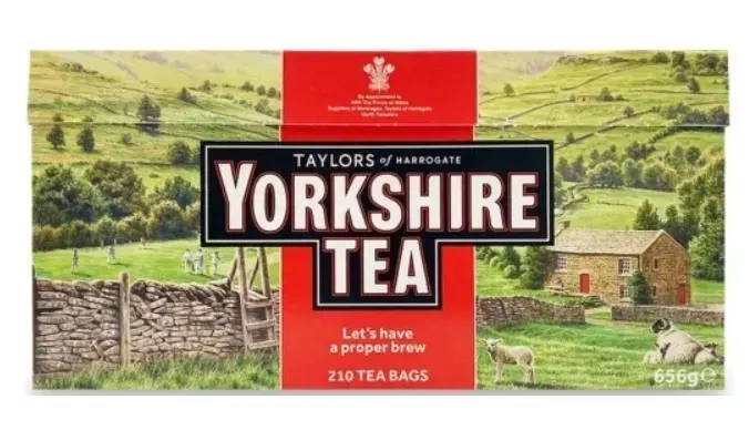 CZARNA HERBATA YORKSHIRE TEA 210 torebek MOCNA WYDAJNA Z UK