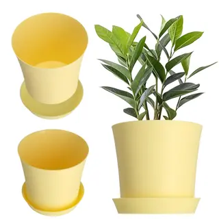 Doniczka na kwiaty Ersa 14 cm, żółty pastel
