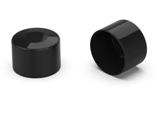 Nakładka na słupek ogrodzeniowy, okrągła d-59,8mm (2'') h-27,0mm, kolor czarny