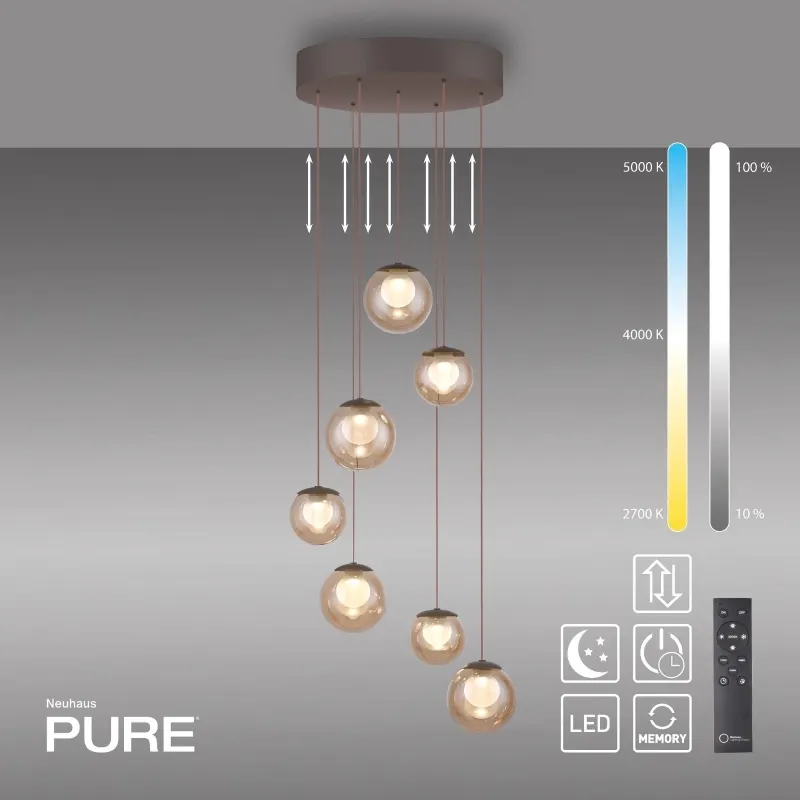 Lampa wisząca PURE POPUP LED CCT PILOT 2587-97