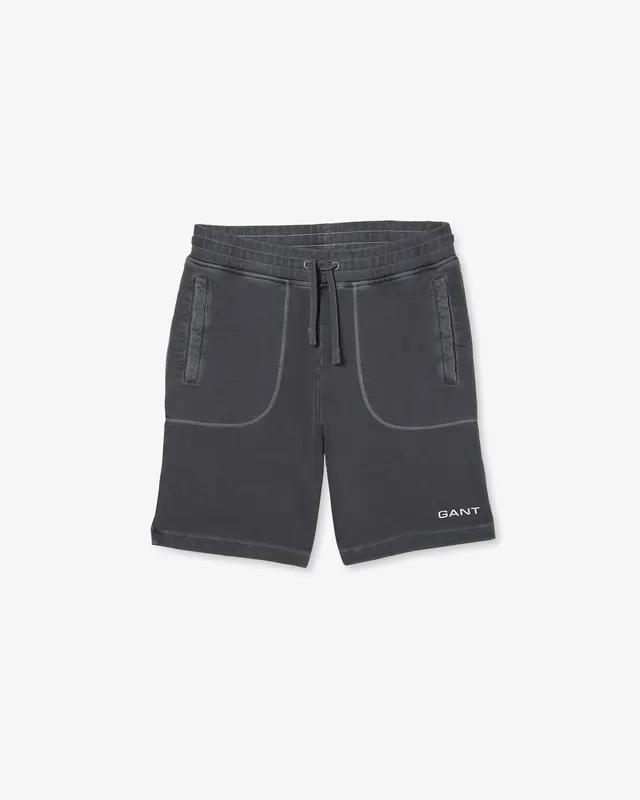 Gant Bawełniane Szorty Męskie Regular Fit Szare