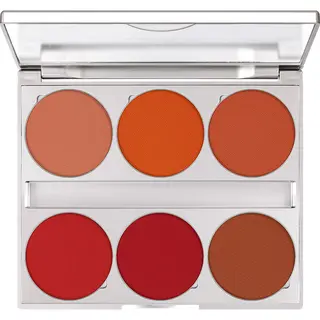 Kryolan Magnetic Blusher Palette Paleta 6 Róży do Policzków Lush