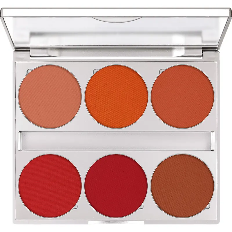 Kryolan Magnetic Blusher Palette Paleta 6 Róży do Policzków Lush
