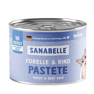 Sanabelle All Meat, 6 x 195 g - Pstrąg i wołowina