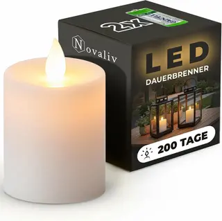 ŚWIECA LED 12CM X 6.5CM BIAŁA ZNICZ MIGOCZĄCY PŁOMIEŃ DEKORACJA OGRODOWA