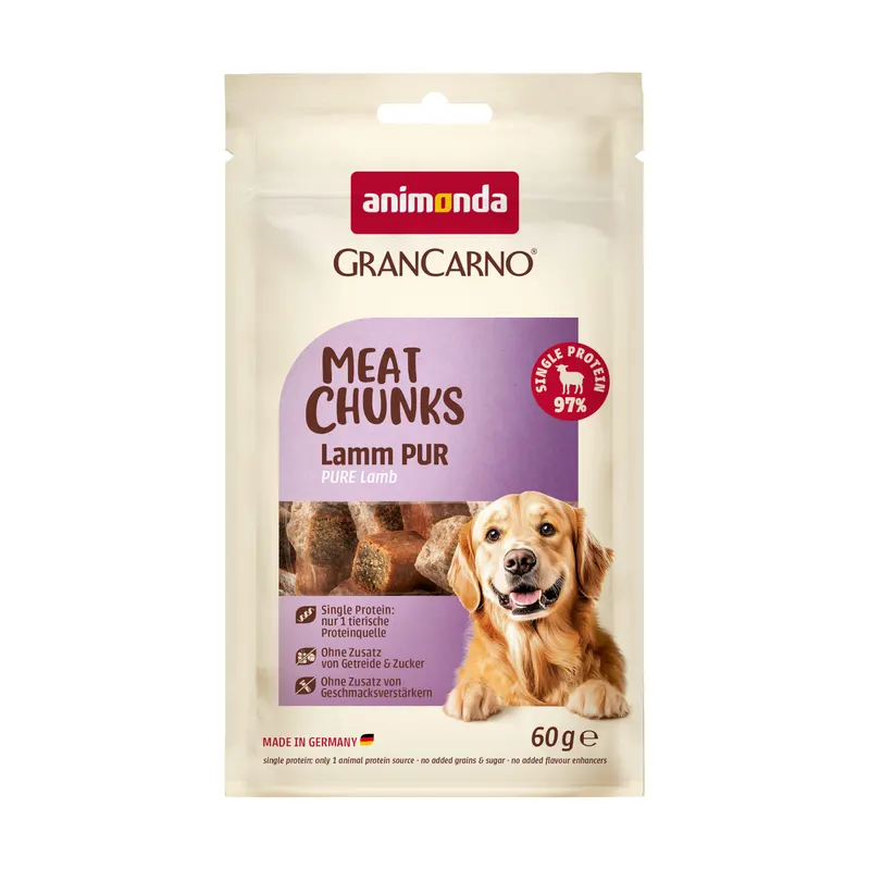 animonda Gran Carno Meat Chunks small - Jagnięcina, 60 g