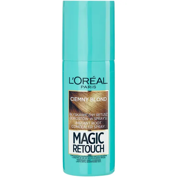 Loreal Magic Retouch Spray do Retuszu Odrostów Ciemny Blond