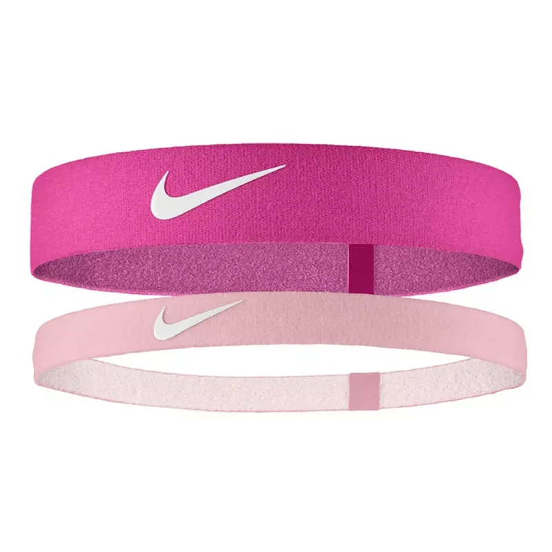 Opaska sportowa Nike Flex Headband 2PK one size - różowa