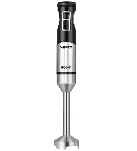 Blender ręczny MPM MBL-33M 1500W stal nierdzewna 9 biegów Turbo