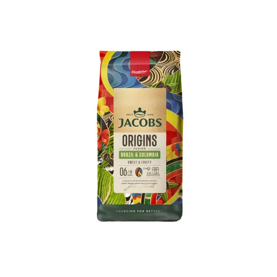 Kawa ziarnista JACOBS ORIGINS BRAZIL & COLOMBIA, 1 kg
