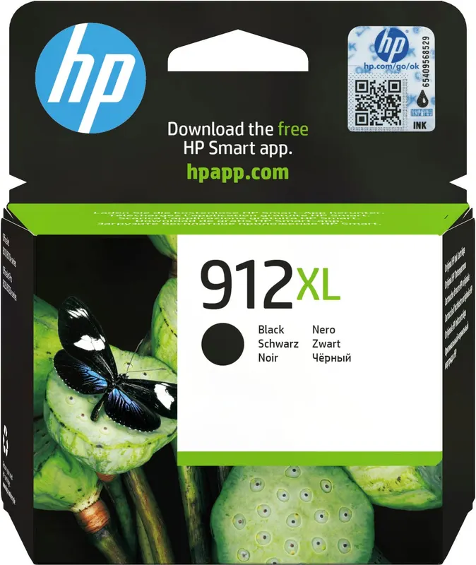 HP 912XL oryginalny wysokowydajny wkład atramentowy czarny
