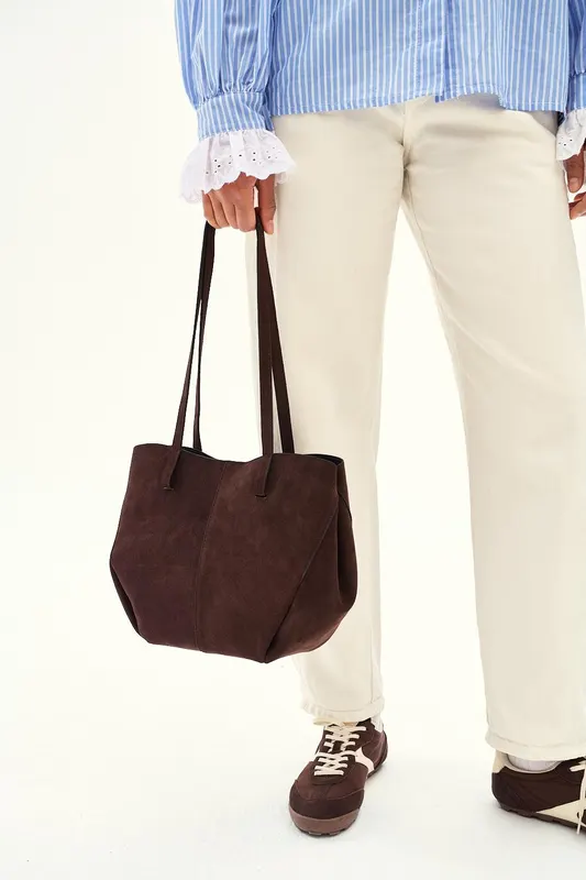 Torebka skórzana typu shopper Chocolate Glow ONE SIZE