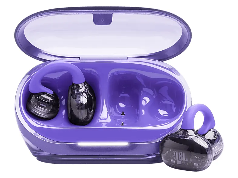 Słuchawki bezprzewodowe JBL Soundgear Clips Ghost Edition Fioletowy