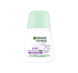 Garnier Mineral Antyperspirant Roll-On 6-in-1 Protection 48h Floral Fresh