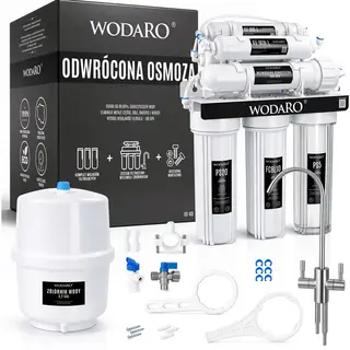 Filtr do Wody pod Zlew WODARO RO7 Odwrócona Osmoza Mineralizator Kran