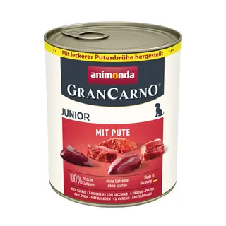 ANIMONDA GranCarno Junior Indyk - mokra karma dla psa - 800g