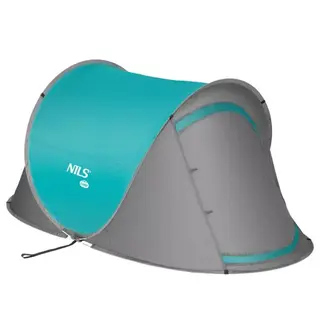 Namiot kempingowy samorozkładający Nils Camp NC3743 2 - szaro-zielony