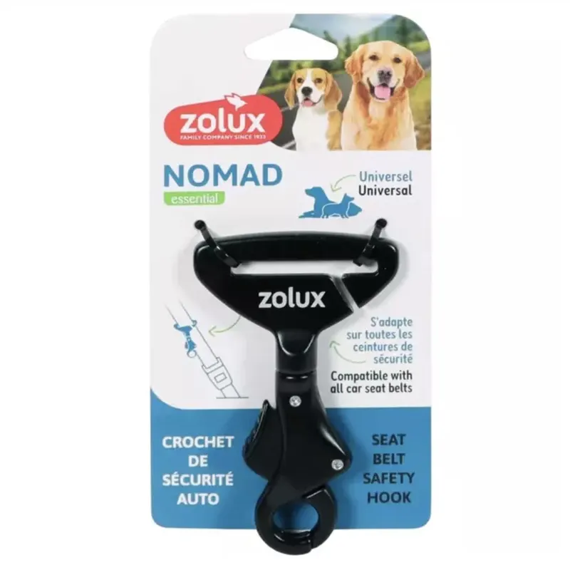 ZOLUX Nomad – klamra bezpieczeństwa dla psa do pasa samochodowego