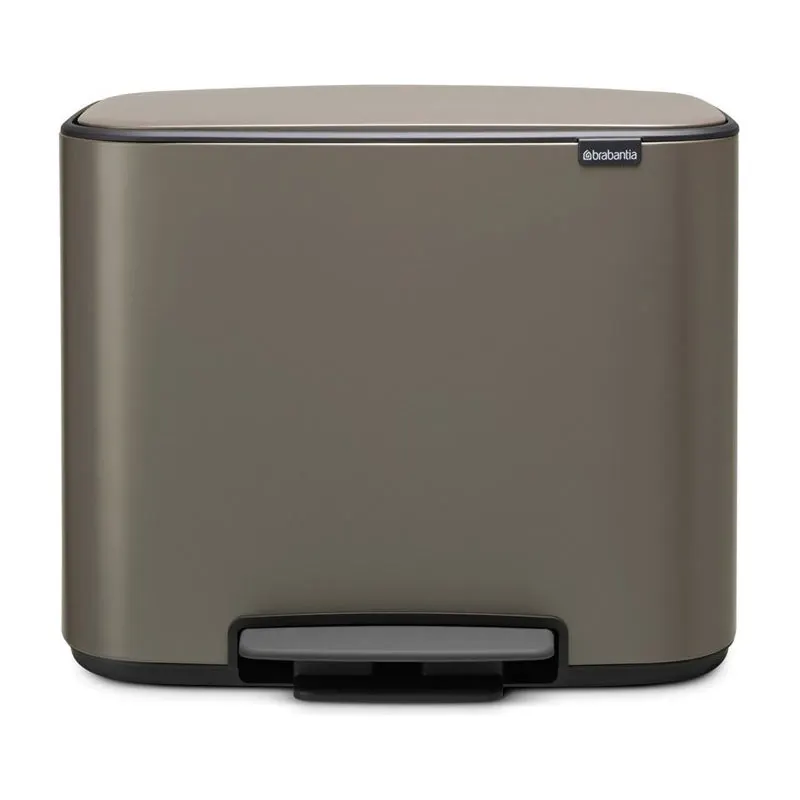 Kosz na śmieci kuchenny 36l Brabantia Bo Pedal Bin 1 komora platynowy