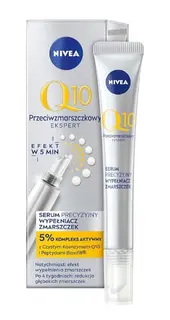 NIVEA Q10 Przeciwzmarszczkowe Serum Precyzyjny Wypełniacz Zmarszczek 15ml