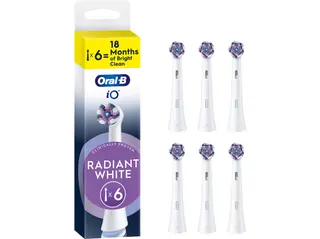 Końcówki do szczoteczki ORAL-B Radiant White (Zestaw 6 szt. XXL Pack) Biały