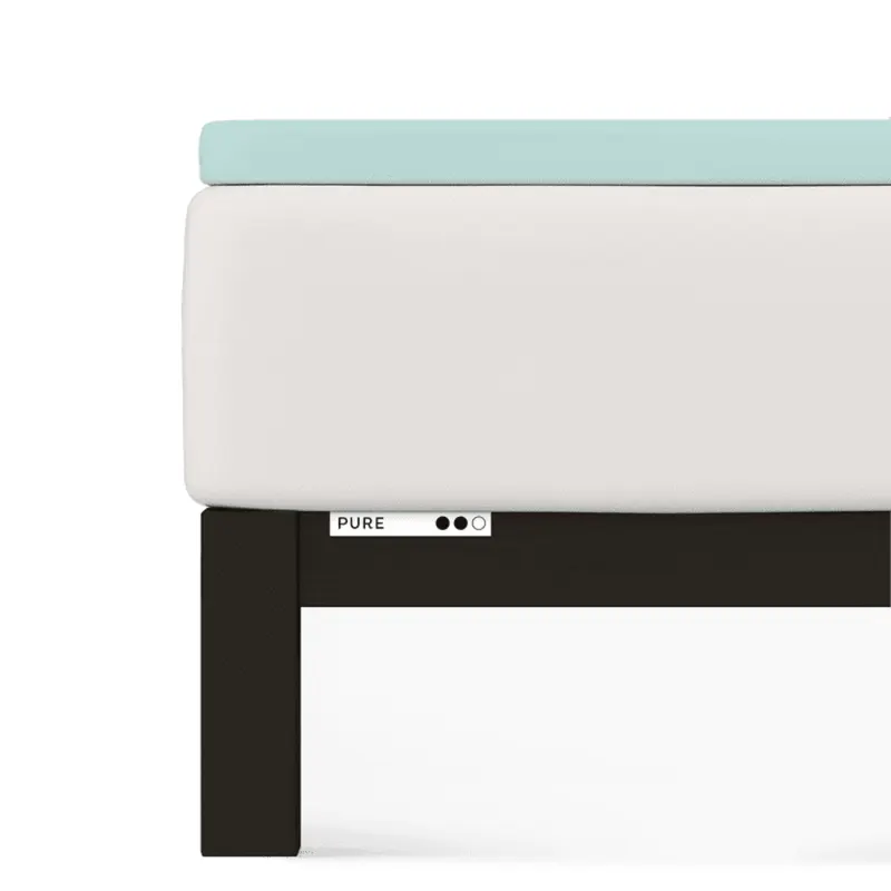 Prześcieradło Schlafgut Pure Topper | 180x200-200x220 cm | Petrol Jasny | -200x220 Petrol Light 435 - XL bawełna