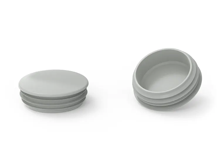 Zaślepka do profili okrągłych D-42mm, 1,0mm-2,5mm, kolor szary (RAL7035)