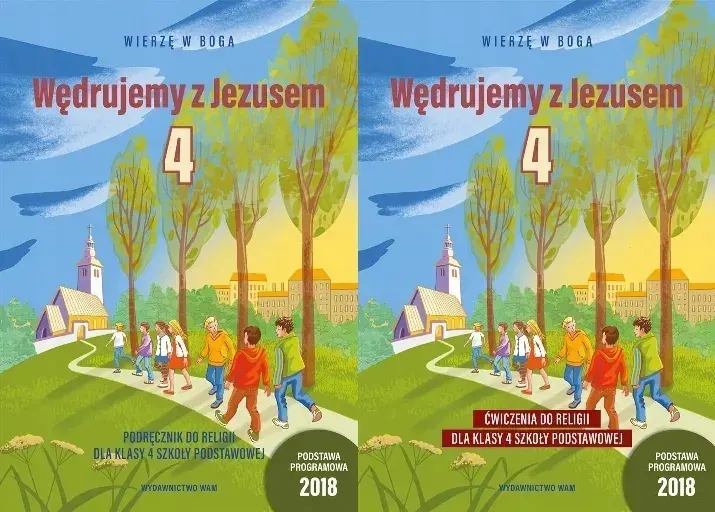 ZESTAW Religia 4 WAM Podręcznik +Ćwicz Wędrujemy z