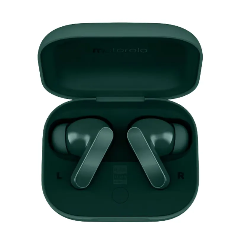 Słuchawki bezprzewodowe dokanałowe TWS Motorola moto Buds Bass Zielone
