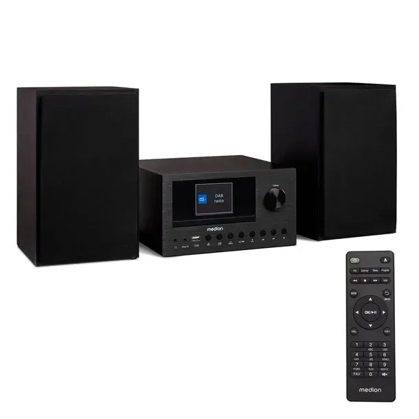 Wieża MEDION RADIO INTERNETOWE DAB+ FM Bluetooth USB AUX, 2 x 150 W