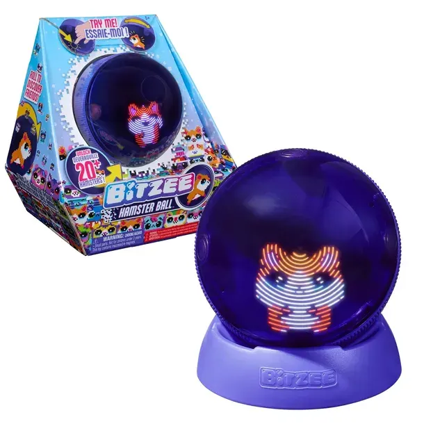 Spin Master Bitzee Hamster Ball CHOMIK Kula fiolet Zwierzątko Interaktywne