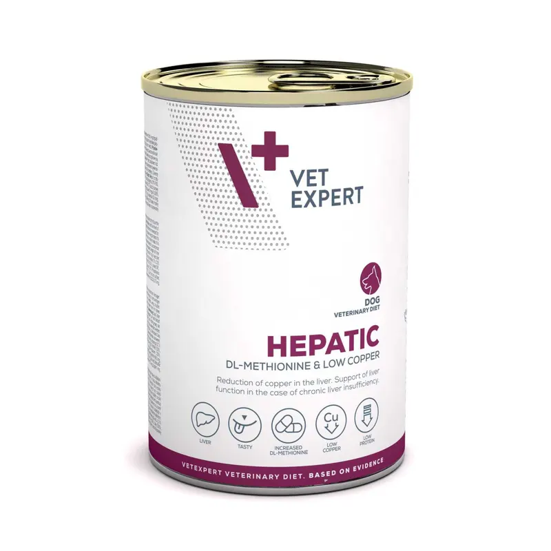 VETEXPERT Veterinary Diet Hepatic Dog - mokra karma dla psa - 400g