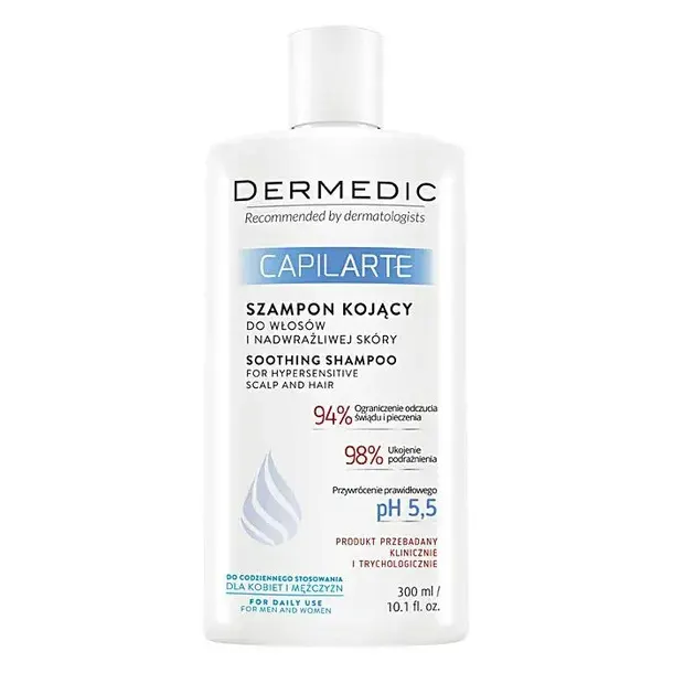 DERMEDIC CAPILARTE Szampon kojący do włosów i skóry nadwrażliwej 300 ml