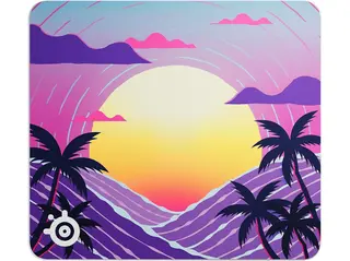 Podkładka gamingowa STEELSERIES QcK L 45 × 40 cm Neon Sunset