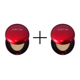 TIRTIR Mask Fit Red Cushion SPF 40 PA++ Podkład w Poduszce 34C Amber Mini 4,5g 1+1