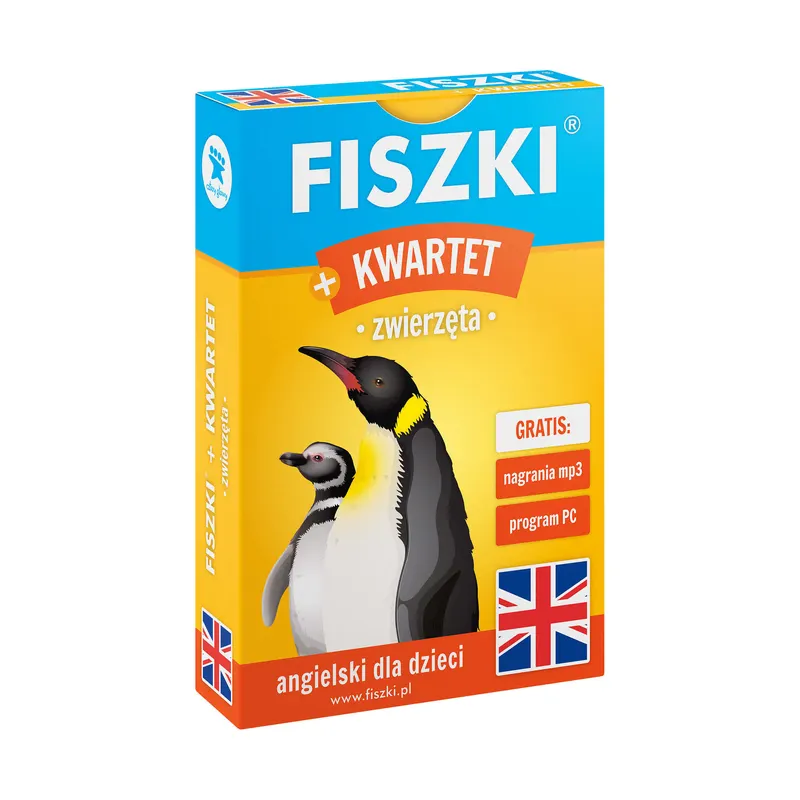 Gra Karty Kwartet (zwierzęta) - język angielski - gry i zabawy edukacyjne dla dzieci