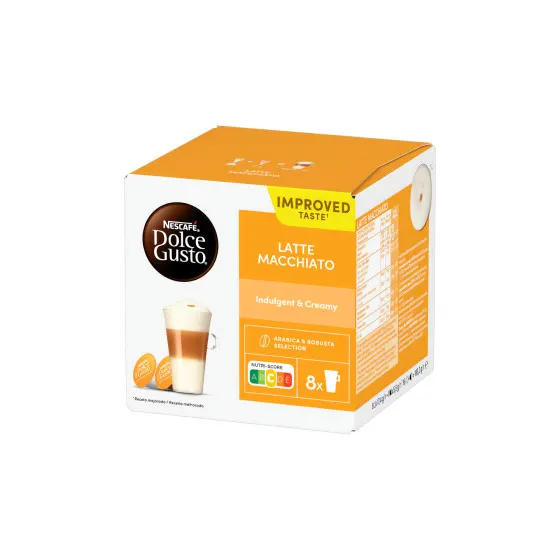 Kawa w kapsułkach NESCAFÉ® Dolce Gusto® Latte Macchiato, 8+8 szt.