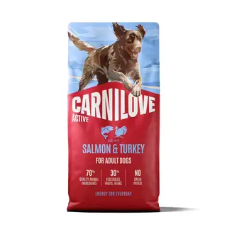 CARNILOVE Active Salmon & Turkey - sucha karma dla psa - 12kg