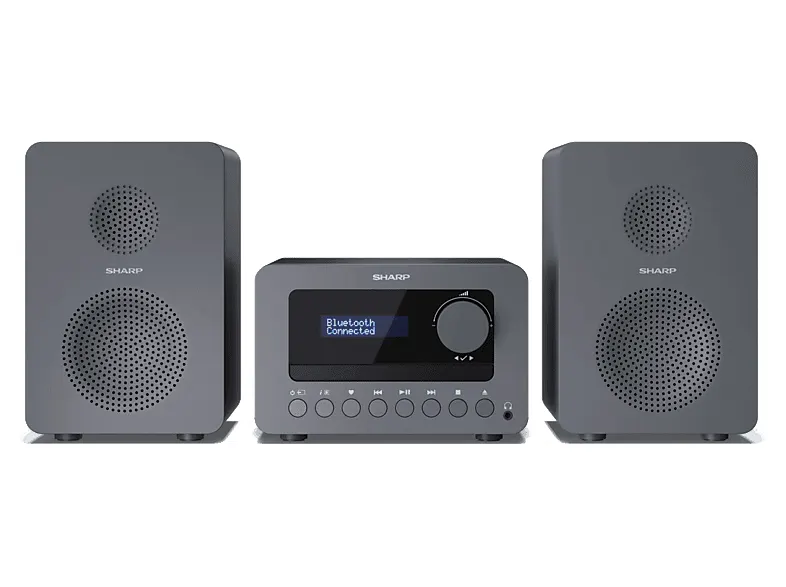 Mikrosystem Hi-Fi z radiem FM Sharp XL-B514(GY)