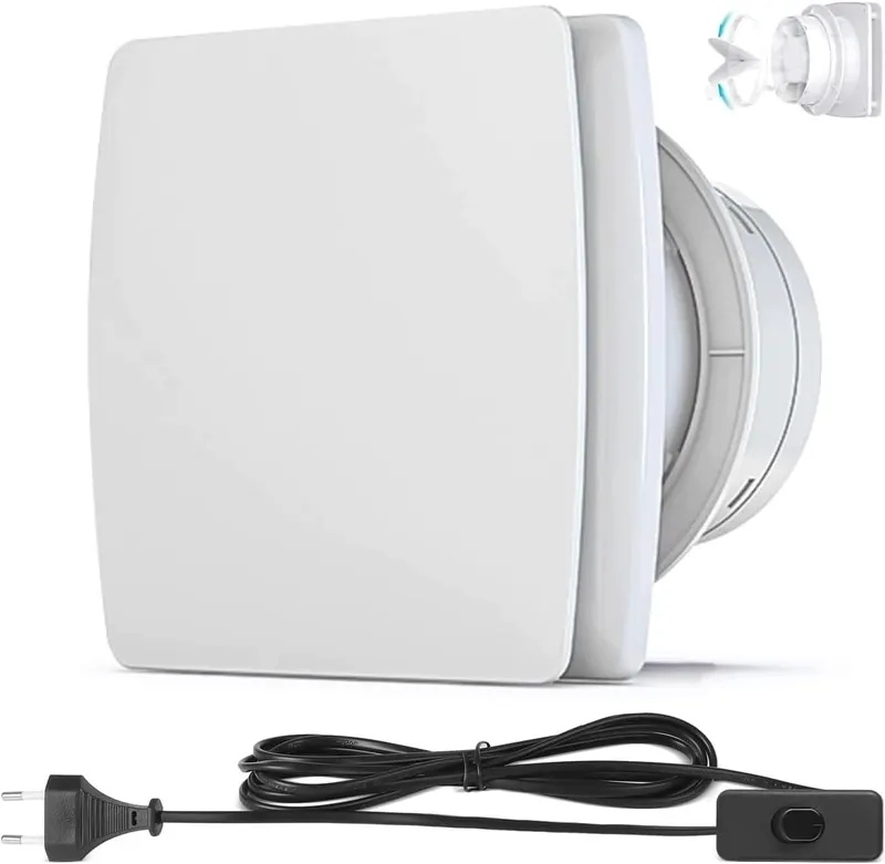 Wentylator łazienkowy wyciągowy 100 mm 12W 95 m/h biały na ścianę