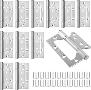 ZAWIAS 12 SZTUK 10 CM STALOWY MOCNY SOLIDNY DRZWI OKNA MEBLE METALOWY