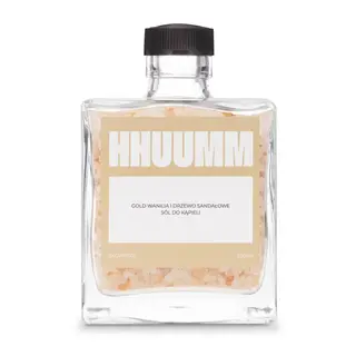 HHUUMM Sól do Kąpieli Gold Wanilia i Drzewo Sandałowe 500ml