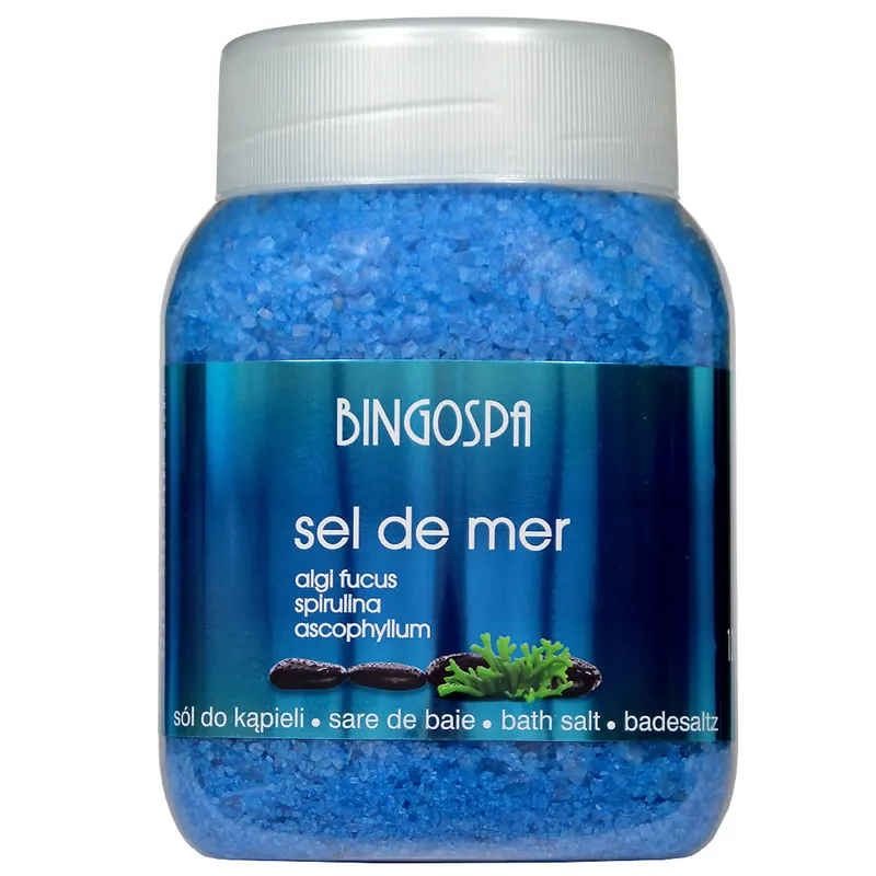 Sel de Mer Morska z algami Fucus, Spirulina i Ascophyllum BINGOSPA