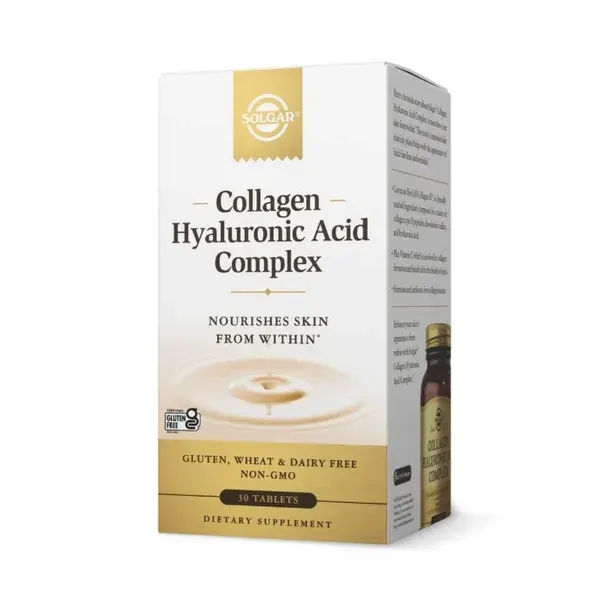 SOLGAR Collagen Hyaluronic Acid Complex - Kwas Hialuronowy Kolagen Kompleks