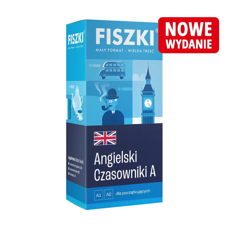 FISZKI - język angielski - Czasowniki dla początkujących (poziom A1-A2)