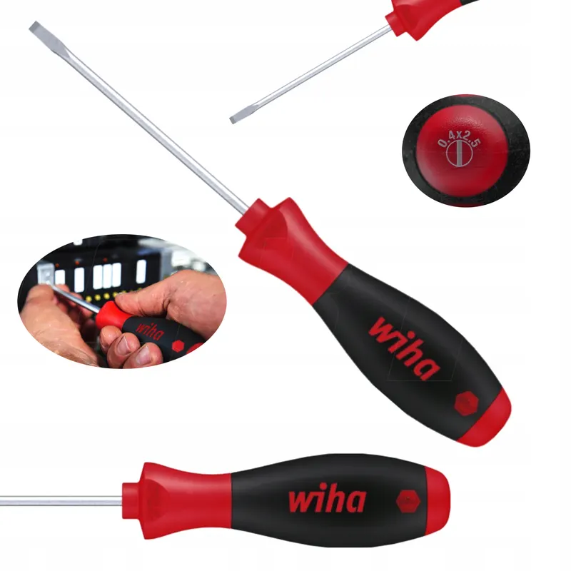 Wkrętak Płaski Sl 2,5 MM X 75 MM Śrubokręt Dla Mechanika Ergonomiczny