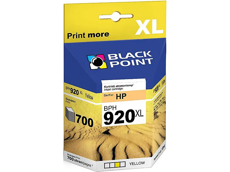 Tusz BLACK POINT BPH920YXL Yellow Zamiennik HP CD974AE