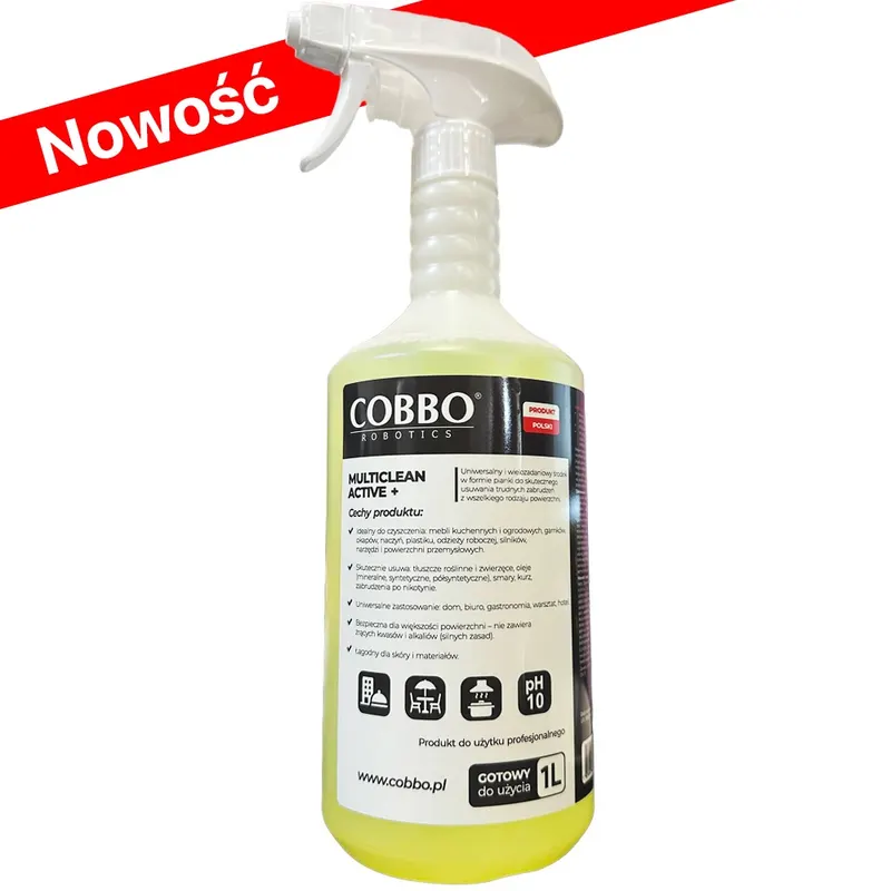 COBBO MULTICLEAN ACTIVE+ Wielozadaniowa pianka czyszcząca do trudnych zabrudzeń 1L