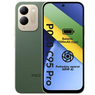 Smartfon Xiaomi POCO C95 Pro 6/128GB 6.9” 120Hz Zielony